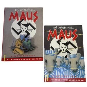 'Maus' a Survivor's Tale Book 1 & 2 by Art Spiegelman 1991